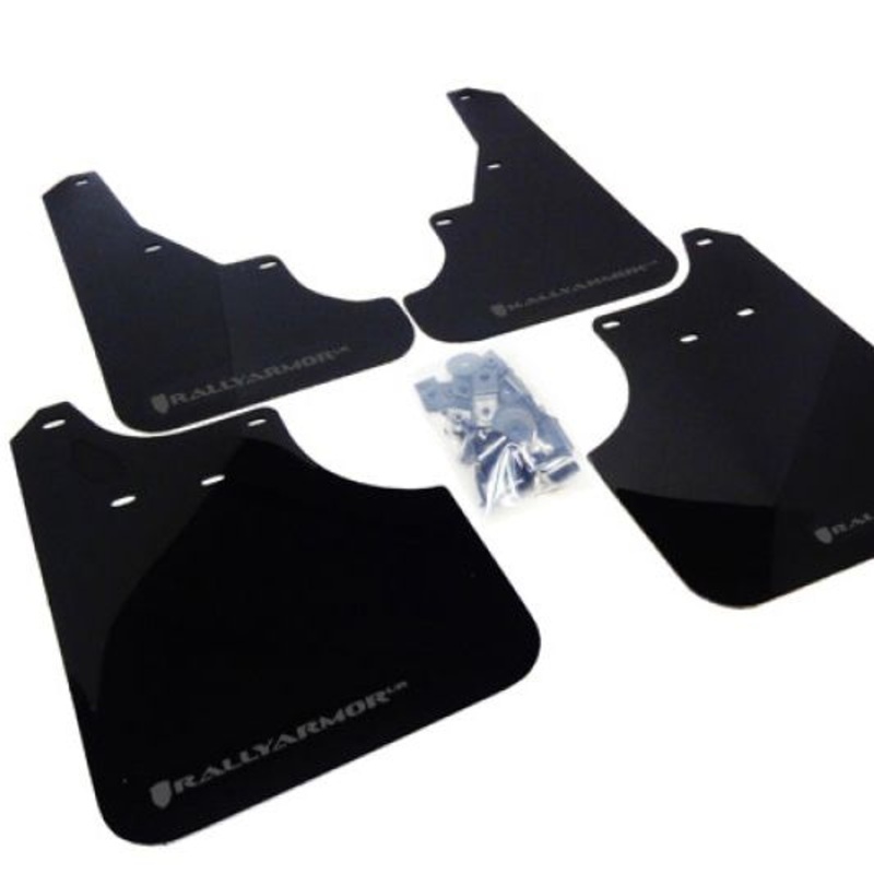 Rally Armor 09-13 Subaru Forester Black UR Mud Flap w/ Grey Logo