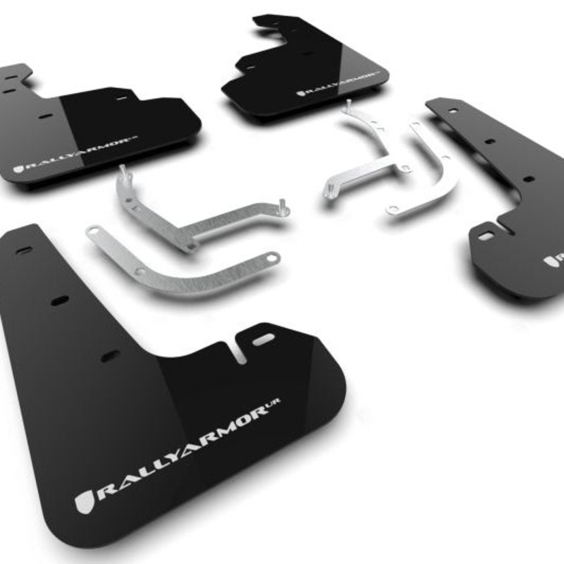 Rally Armor 24-25 Subaru Impreza Black UR Mud Flap w/ White Logo