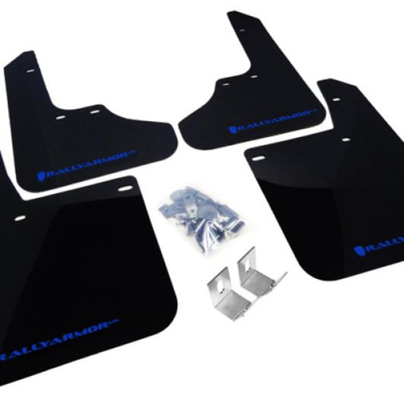 Rally Armor 93-01 Subaru Impreza RS Black UR Mud Flap w/ Blue Logo
