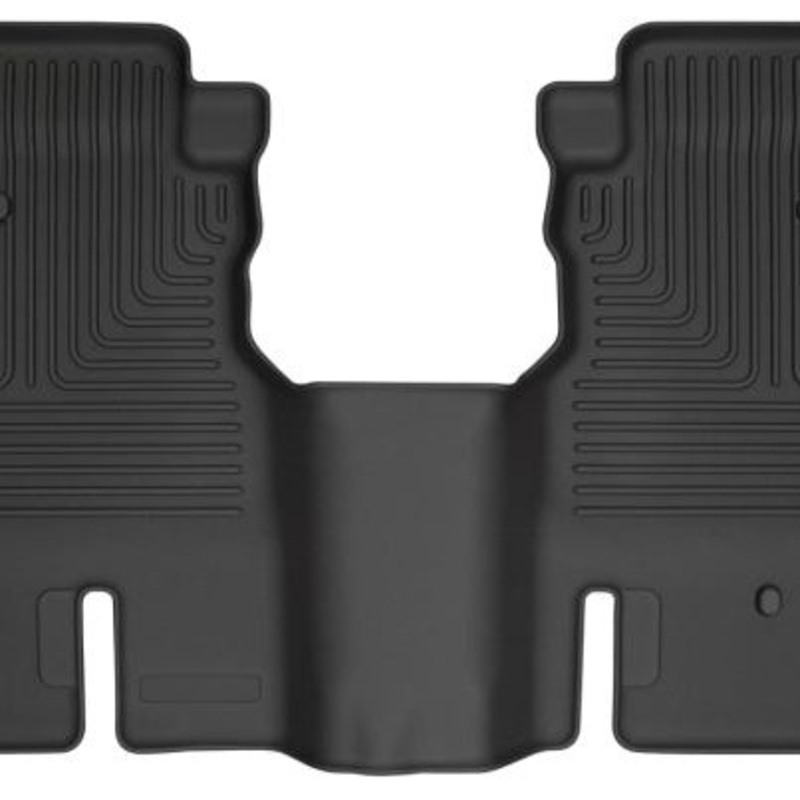 Husky Liners 19-24 Jeep Wrangler JLU WeatherBeater Second Row Black Floor Liners