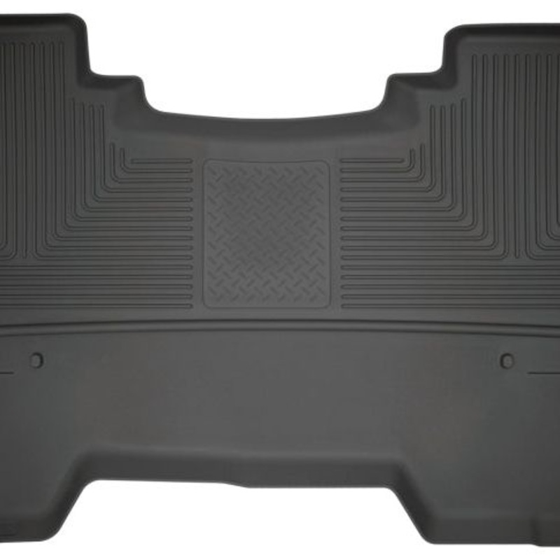 Husky Liners 2019 Ram 1500 CC WeatherBeater 2nd Seat Floor Liners Black (W/O Factory Storage Box)
