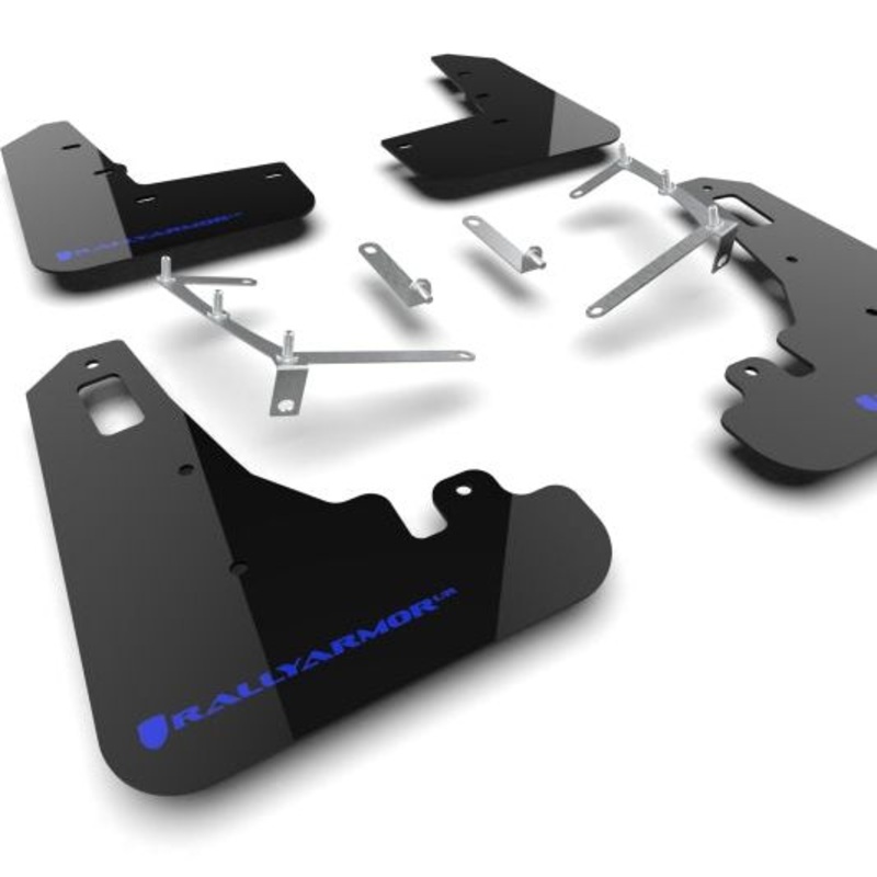 Rally Armor 22-25 Subaru BRZ / Toyota GR86 Black UR Mud Flap w/Blue Logo