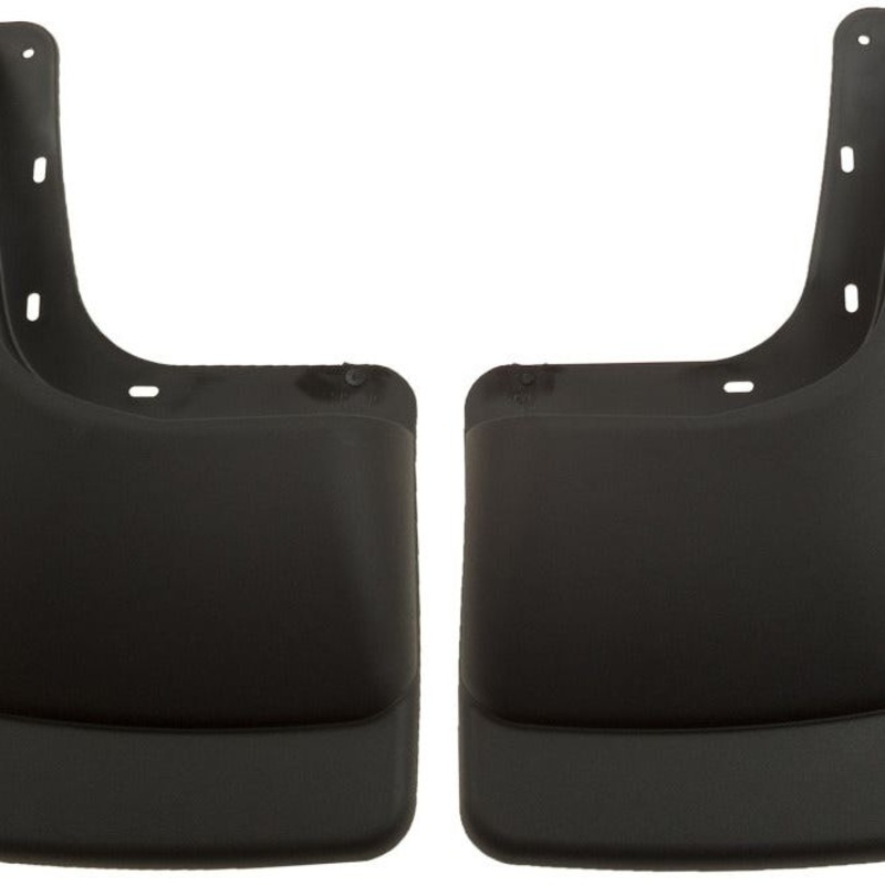 Husky Liners 04-12 Ford F-150/06 Lincoln Mark LT Custom-Molded Rear Mud Guards (w/Flares/Run. Board)