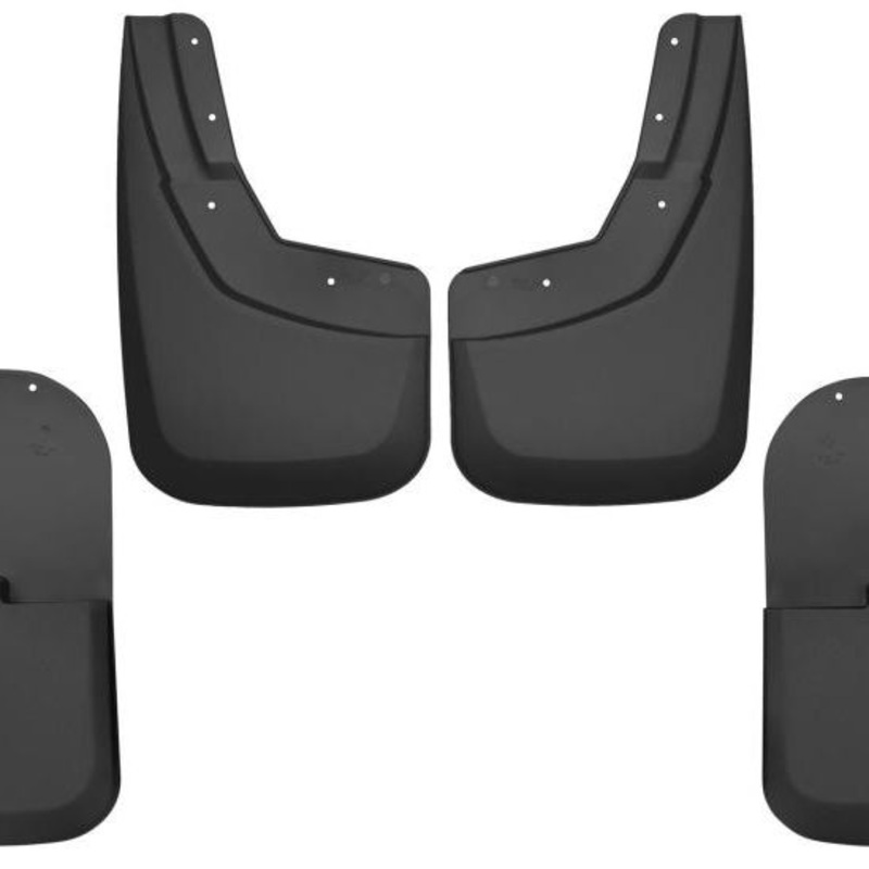 Husky Liners 11-16 Ford F-250 Super Duty/F-350 Super Duty Front and Rear Mud Guards - Black