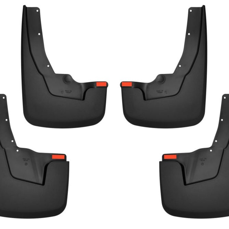 Husky Liners 19-22 RAM 1500 w/ OEM Fender Flares Custom-Molded Front & Rear Mud Guards
