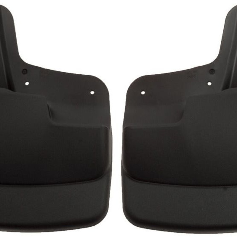 Husky Liners 99-09 Ford SuperDuty Reg/Super/Crew Cab Custom-Molded Front Mud Guards (w/Flares)