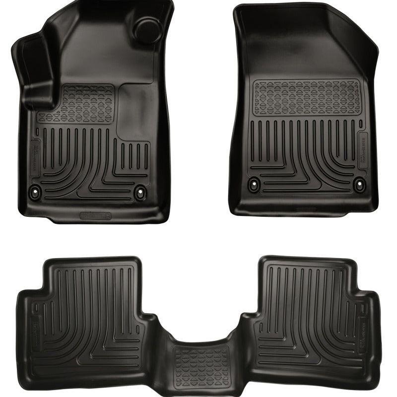 Husky Liners 2013 Dodge Dart WeatherBeater Black Front & 2nd Seat Floor Liners