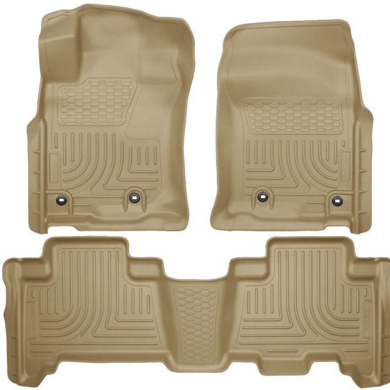 Husky Liners 2013 Toyota 4Runner WeatherBeater Tan Front & 2nd Seat Floor Liners