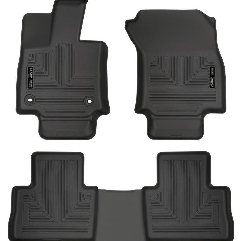 Husky Liners 2019 Toyota RAV4 Weatherbeater Black Front & 2nd Seat Floor Liners