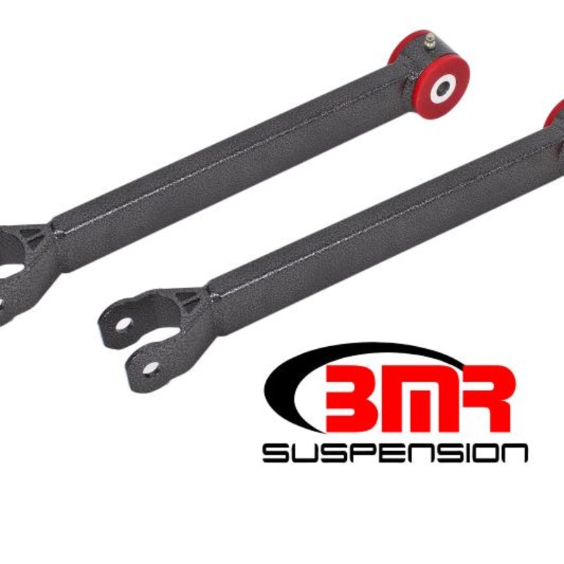 BMR 08-17 Challenger Non-Adj. Lower Trailing Arms (Polyurethane) - Black Hammertone
