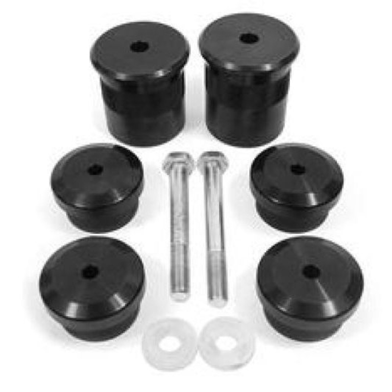 BMR 15-18 Dodge Challenger Aluminum Differential Mount Housing Bushing Kit - Black Anodized