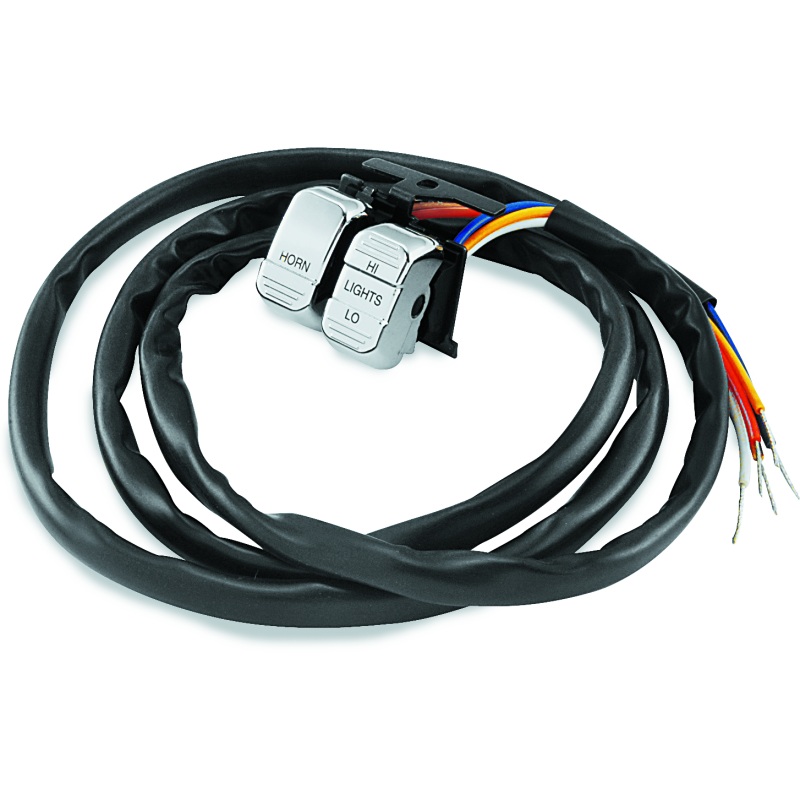 Twin Power 96-13 Big Twin XL V-Rod Chrome Horn/Dimmer Switch Replaces H-D 71597-96 71682-06A