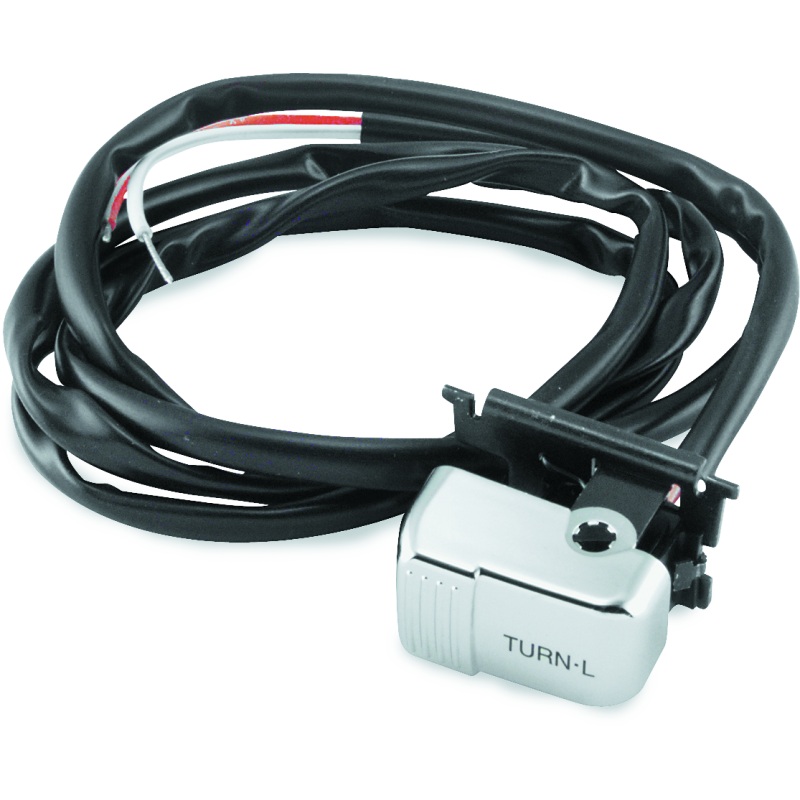 Twin Power 96-13 Big Twin XL V-Rod Chrome Left Turn Signal Switch Replaces H-D 71598-96 71685-06A